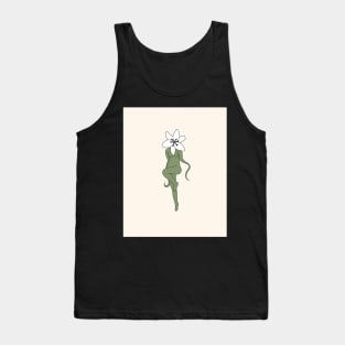 WOMAN FLOWER WHITE EDELWEISS Tank Top